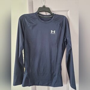 Under Armour Heat Gear Dark Blue Compression Long Sleeve
